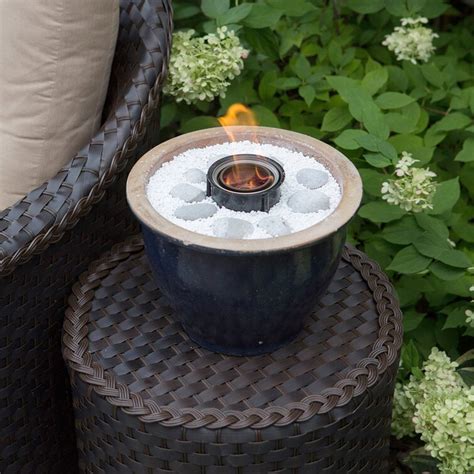 Echo Valley Echoflame Metal Bio-Ethanol Outdoor Tabletop Fireplace ...