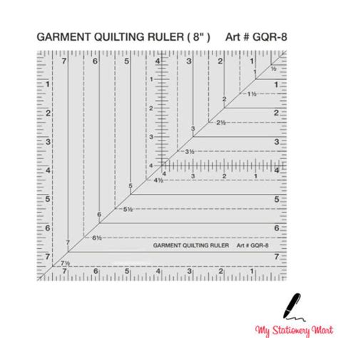 Quilting Ruler Quilters Craft Patchwork Square Rectangle Ruler Various ...