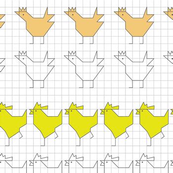 Mini Grid Animals - 92 Mini Grid Animals for your Math Exercise-Book