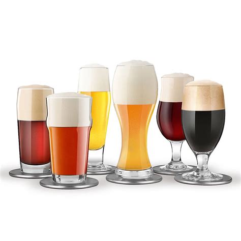 13 Piece Beer Tasting Set | pilsner glass, stout, porter | UncommonGoods