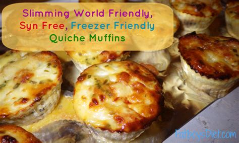 Slimming World Friendly, Syn Free, Freezer Friendly Quiche Muffins ...