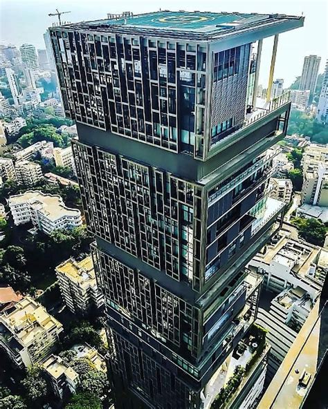 Antilia : Indian Billionaire Mukesh Ambani's House Has Elevators For His 168-car Garage