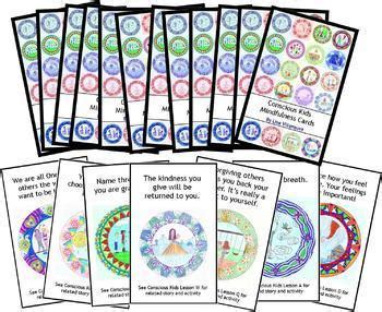 Free printable mindfulness cards by Mindfulness for Kids and Families