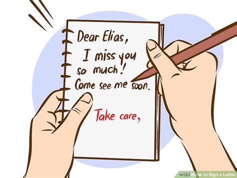 3 Ways to Sign a Letter - wikiHow