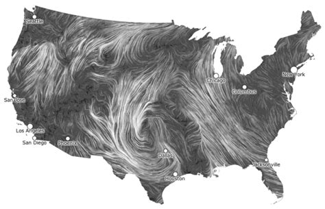 Live Wind Map Shows Flow Patterns | FlowingData