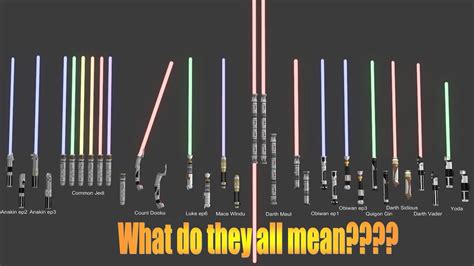 What Do The Different Color Lightsaber Mean The Meaning Of Color | My XXX Hot Girl