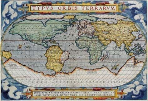 Ortelius World Map 1570 | Old World Prints