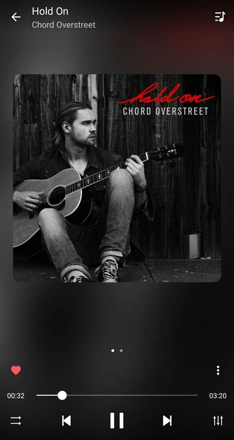 Hold On - Chord Overstreet | Chord overstreet, Instagram music, Song playlist