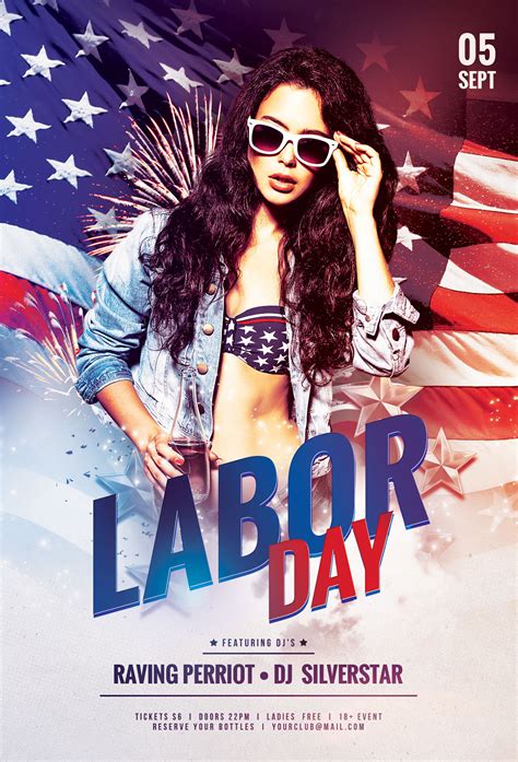 Labor Day Flyer Template on Behance