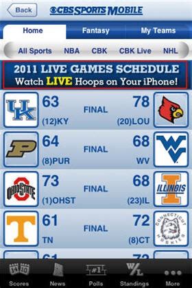 Watch CBS College Basketball Live on iPhone or iPad (UPDATED) - Sports ...