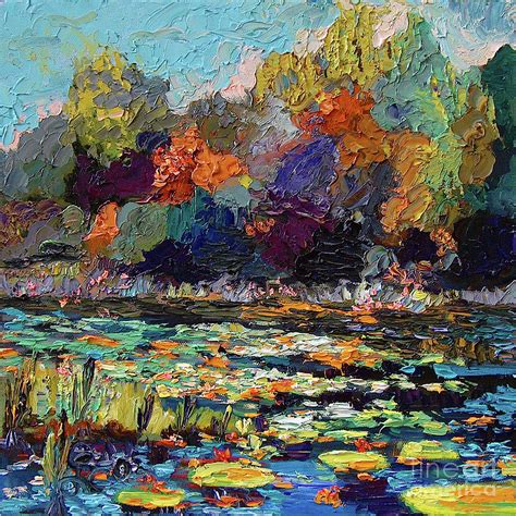 Wetland Pond Modern Impressionism Painting by Ginette Callaway - Fine ...