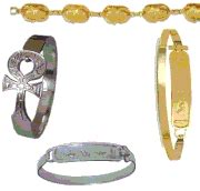 Egyptian Bracelets - Egyptian Gold and Silver Bracelets