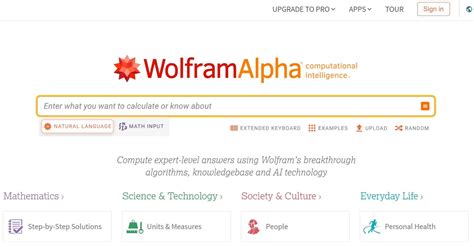 WolframAlpha | Ai-Navigate.com