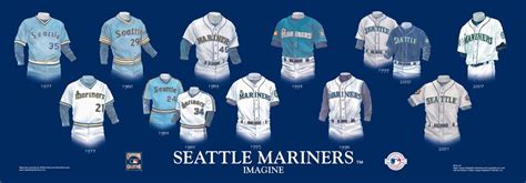 Seattle Mariners Uniform and Team History | Heritage Uniforms and ...