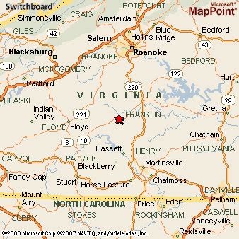 Ferrum, Virginia Area Map & More