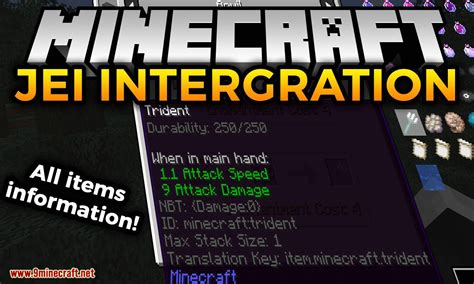 JEI Integration Mod (1.18.2, 1.17.1) - View Items and Recipes - Mc-Mod.Net