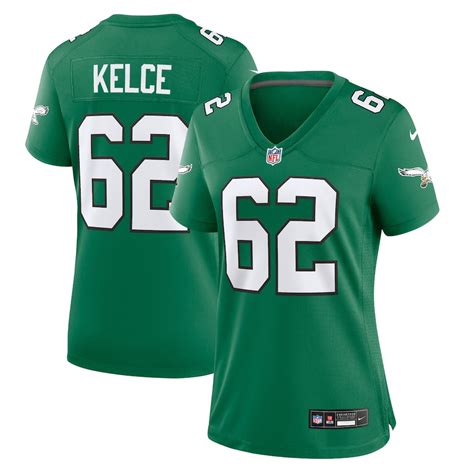 Women's Jason Kelce Jersey & Eagles Tee S-XL, 2X, 3X (3XL)