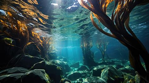 Premium AI Image | Underwater Kelp Forest