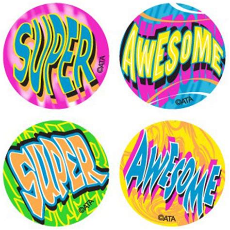 FS213 - Fluoro Stickers - Super & Awesome - Kookaburra Educational Resources - one of Australia ...