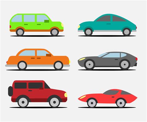 ArtStation - Vector 2d Car Collection | Artworks