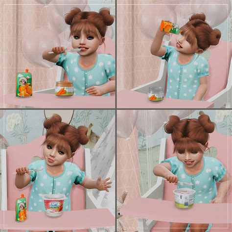 Functional Baby Food | Patreon The Sims, Sims Cc, Sims 4 Body Mods, Sims Mods, Sims 4 Toddler ...