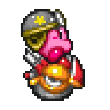 Kirby wheelie rider | Pixel art design, Pixel art, Perler bead art