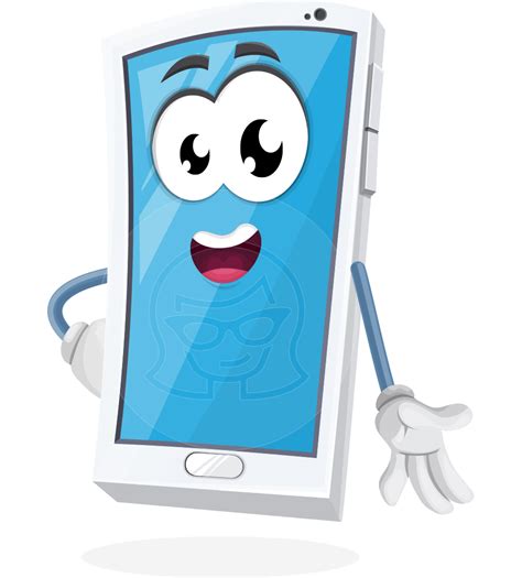 Mobile Phone Cartoon Vector Character - 112 Illustrations | GraphicMama