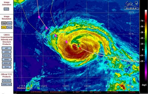 New and current Pacific Ocean storms September 9 2015 - Extreme Storms