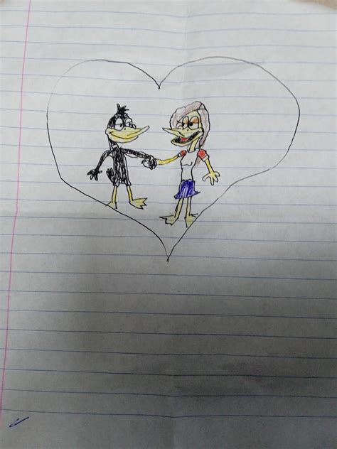 Daffy Duck and Tina Russo - Happy Valentine's Day by FF040776 on DeviantArt