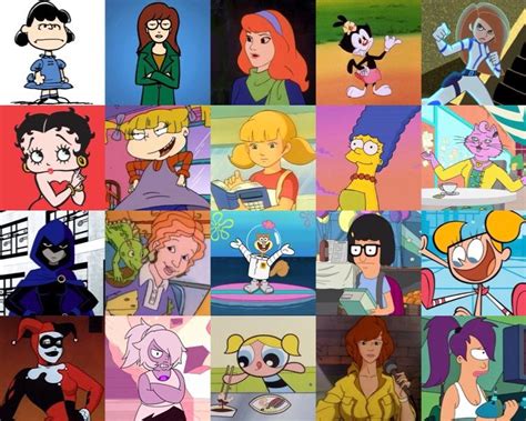 Find the TV Female Cartoon Characters Quiz - By ghcgh | Female cartoon characters, Girl cartoon ...