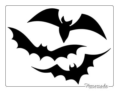 Free Printable Bat Templates for Halloween Crafts