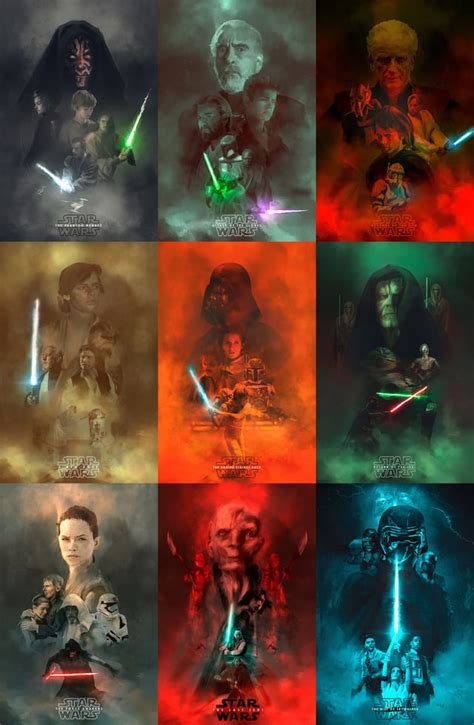 The Skywalker Saga posters illustrated by Rafal Rola : r/SkywalkerSaga