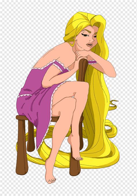 Anime Rapunzel With Black Hair