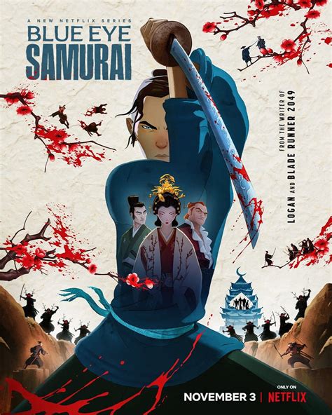 Blue Eye Samurai: Netflix Shares Beautiful, Brutal Key Art Posters