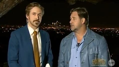 Ryan Gosling Crashes Russell Crowe’s Presentation at the Australian ...