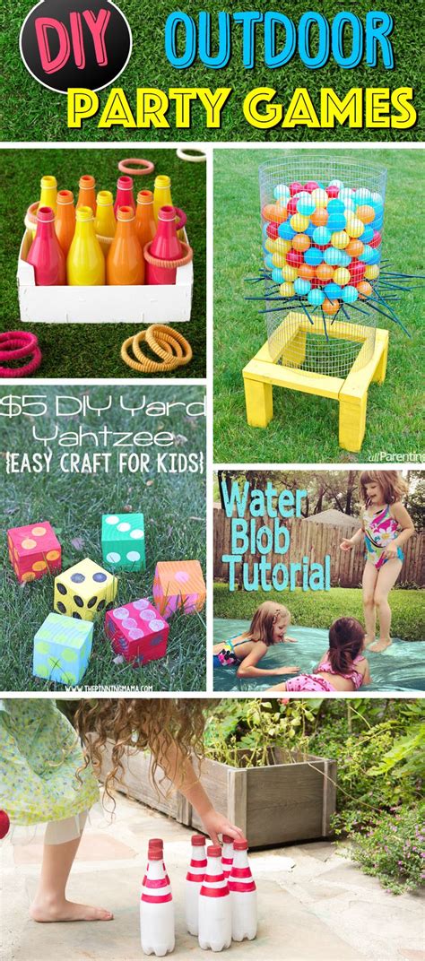 38 Easy-To-Make and Fun-Filled Outdoor Party Games For The Family | See more DIY videos here → ...