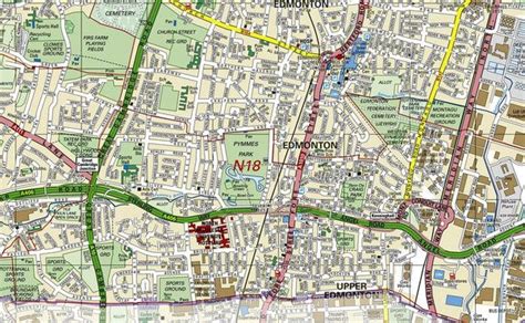 Enfield London Borough Map | London borough map, Detailed map, Map