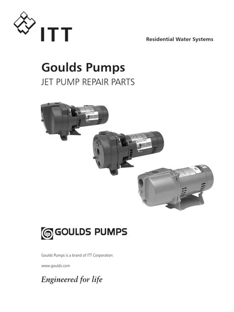 Goulds Pumps Jet Pump Repair Parts (1) | Pump | Valve