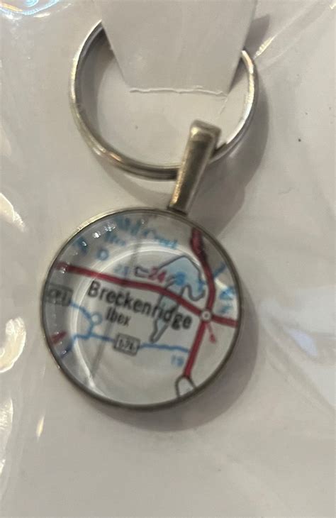 Keychains | Breckenridge Texas Map Keychain - Bertie & Olif Boutique