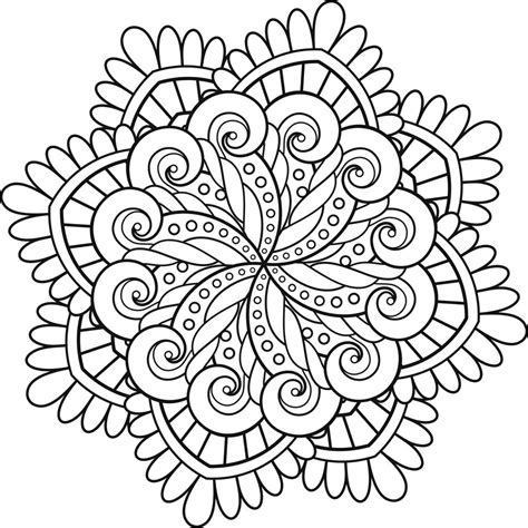 Más de 100 dibujos de mandalas para imprimir y colorear