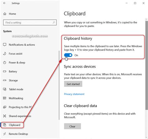 Use Clipboard History in Windows 10