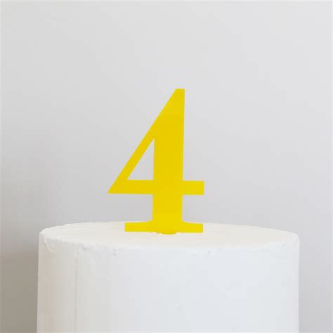 Number 4 Cake Topper Birthday Cake Toppers Au | Images and Photos finder