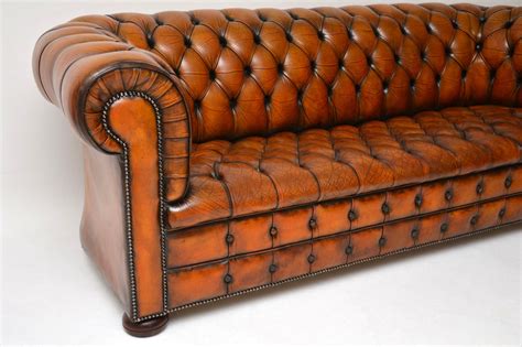 Antique Deep Buttoned Leather Chesterfield Sofa | Interior Boutiques – Antiques for sale and mid ...