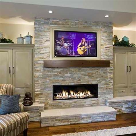 20 Amazing TV Above Fireplace Design Ideas - Decoholic