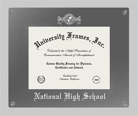 National High School Diploma Frame | University Frames