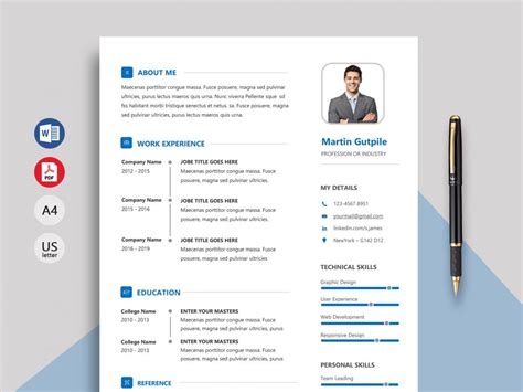 Express Professional Resume Template (Docx) in 2024 - ResumeKraft