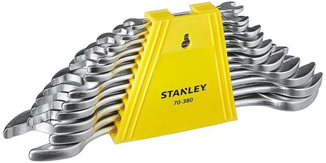 Chrome Vanadium Open End Spanner Set Of 12pcs 6-32mm 70-380e Stanley, Rs 585/set | ID: 20425907762