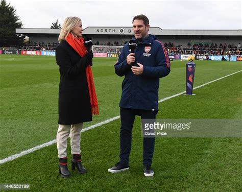 Presenter Shebahn Aherne and Adrian Clarke former Arsenal player... News Photo - Getty Images