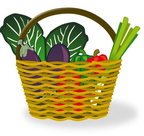 Free vector graphic: Basket, Full, Vegetables, Food - Free Image on Pixabay - 160442