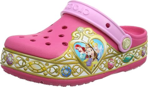 Crocs Girls Crocband Disney Princess Lights Clog Kids: Amazon.co.uk ...